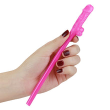 Load image into Gallery viewer, Original Coloured Willy Straws (9 Pack)