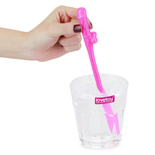 Load image into Gallery viewer, Original Coloured Willy Straws (9 Pack)