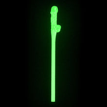 Load image into Gallery viewer, Glow In The Dark Willy Straws (9pack)
