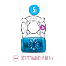 Load image into Gallery viewer, Play With Me Pleaser Rechargeable C-ring Blue