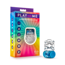 Load image into Gallery viewer, Play With Me Pleaser Rechargeable C-ring Blue