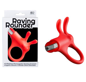 Raving Rounder Cockring Red
