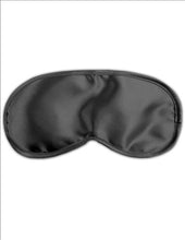 Load image into Gallery viewer, F F Satin Love Mask Black