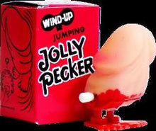 Load image into Gallery viewer, Wind Up Jumping Jolly Pecker
