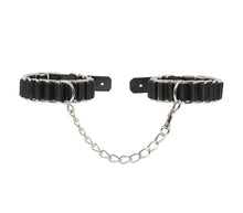 Load image into Gallery viewer, Leather Woven Chain Link Wrist Cuffs
