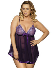 Load image into Gallery viewer, Purple Melody Babydoll (16-18) 3xl
