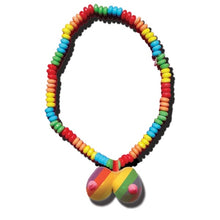 Load image into Gallery viewer, Rainbow Boobie Candy Necklace
