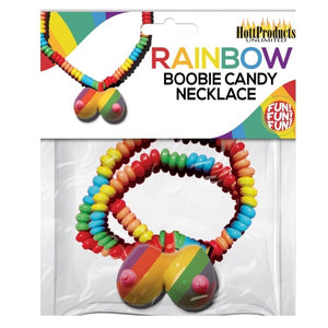 Rainbow Boobie Candy Necklace