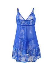 Load image into Gallery viewer, Blue Lace Babydoll (20-22) 5xl
