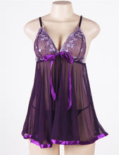 Load image into Gallery viewer, Purple Melody Babydoll (16-18) 3xl
