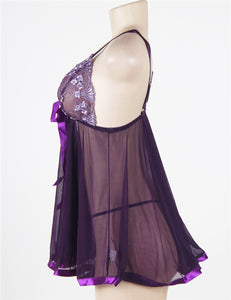 Purple Melody Babydoll (18-20) 4xl