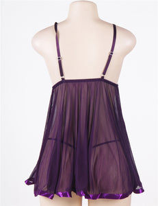 Purple Melody Babydoll (18-20) 4xl