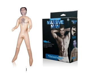 Massive Man Mike L Pvc Doll Flesh