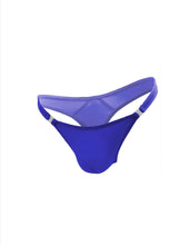 Load image into Gallery viewer, Men&#39;s Quick Release Lycra Thong Blue L/xl
