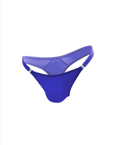 Men's Quick Release Lycra Thong Blue L/xl