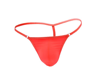 Mens Lycra G-string Red S/m