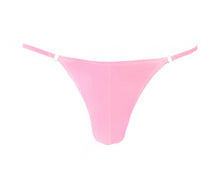 Load image into Gallery viewer, Mens Lycra G-string Baby Pink S/m
