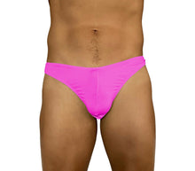 Load image into Gallery viewer, Plain Mens Lycra Thong Hot Pink L/xl

