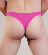 Load image into Gallery viewer, Plain Mens Lycra Thong Hot Pink L/xl
