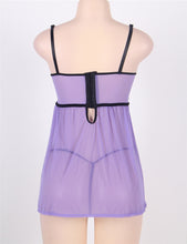 Load image into Gallery viewer, Black &amp; Purple Baby Doll (12-14) Xl

