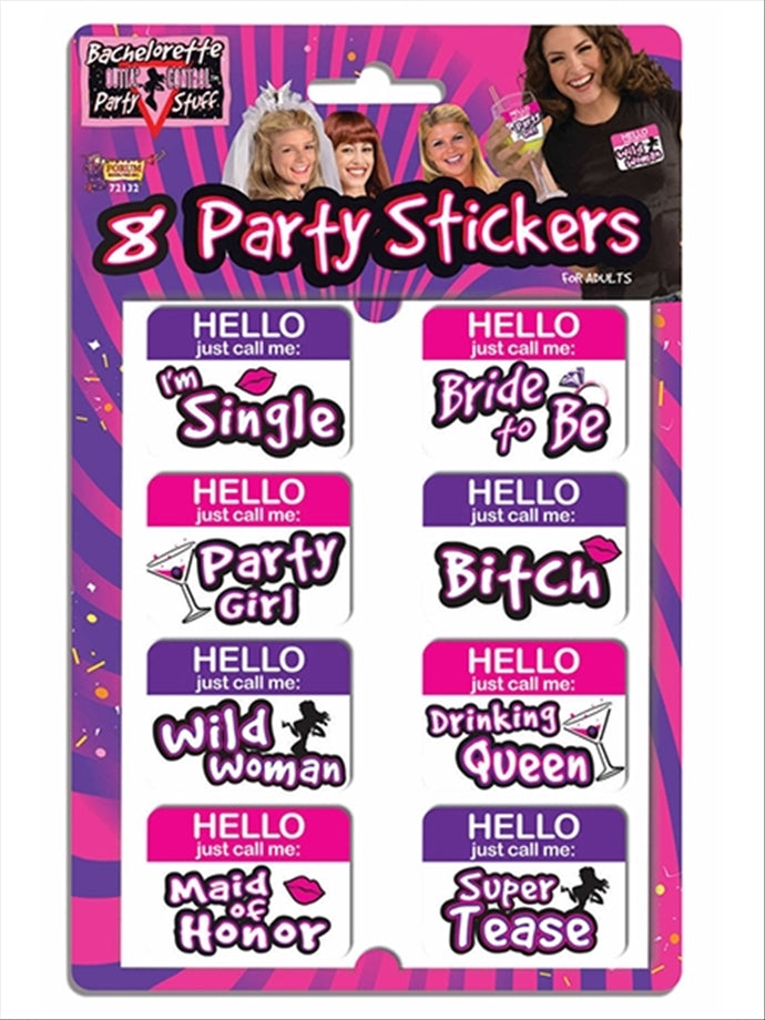 8 Bachlorette Stickers