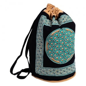 Flower Of Life Cotton Backpack