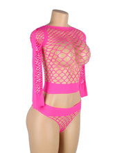 Load image into Gallery viewer, Fishnet 2-piece (12-18) Pink
