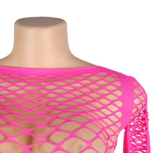 Load image into Gallery viewer, Fishnet 2-piece (12-18) Pink

