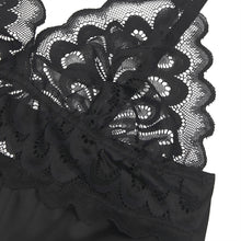 Load image into Gallery viewer, Babydoll W/lace Bust (8-10) Black

