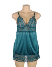 Load image into Gallery viewer, Babydoll W/lace Bust (12-14) Green
