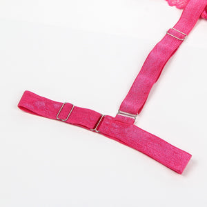 Teddy W/ Garter Ring Pink (8-10) M