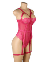 Load image into Gallery viewer, Teddy W/ Garter Ring Pink (20-22) 5xl
