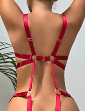 Load image into Gallery viewer, Red Adjustable Elastic Teddy (12-14) Xl
