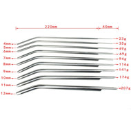 Stainless Steel Urethral Sound 260mm Kit