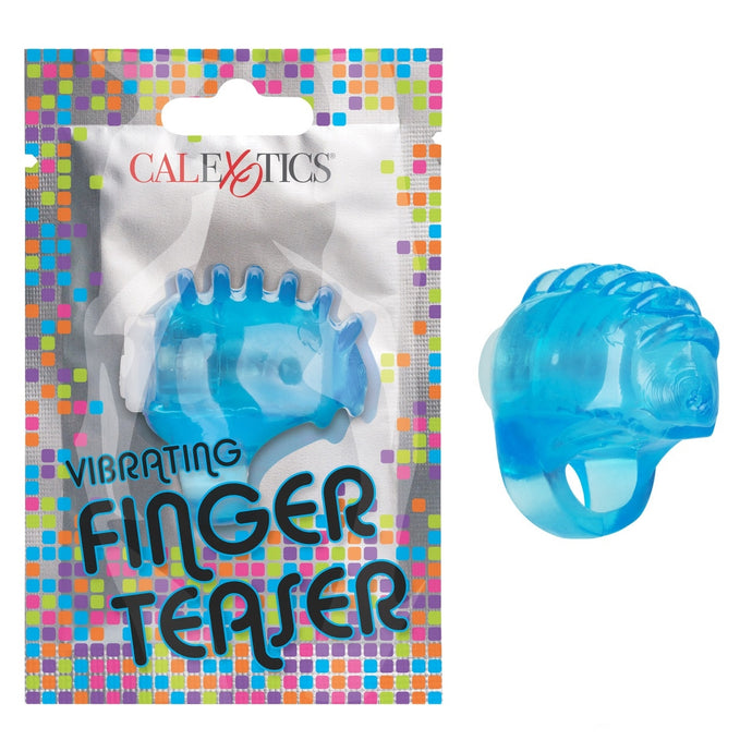 Vibrating Finger Teaser - Blue