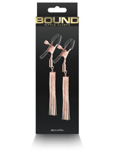 Load image into Gallery viewer, Bound Nipple Clamps D2 Rose Gold
