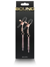Load image into Gallery viewer, Bound Nipple Clamps D3 Rose Gold
