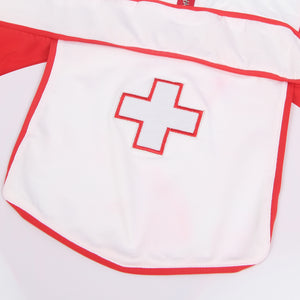 White Halter Nurse Costume(12-14) Xl