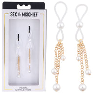 S & M Pearl Nipple Ties