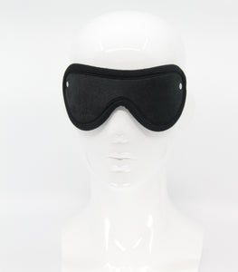 Black Fluffy Blindfold