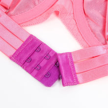 Load image into Gallery viewer, Pink/purple Lace Bra Set(20-22)5xl
