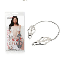 Load image into Gallery viewer, Lux Fetish Japanese Clover Nipple Clamps
