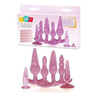 Try-curious Anal Plug Kit Pink