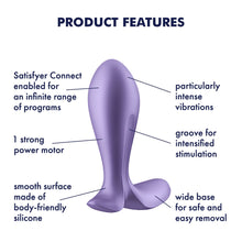 Load image into Gallery viewer, Satisfyer Intensity Plug Violet (app)
