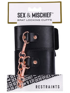 S & M Brat Locking Cuffs
