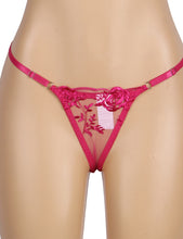 Load image into Gallery viewer, Pink Floral Embroidery Garter Set (16-18) 3xl
