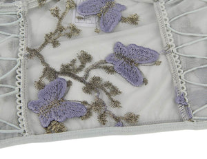 Purple Butterfly Embroidery Set  (12-14) Xl