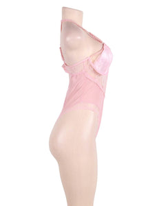 Pink Seduction Sexy Teddy (8-10) M
