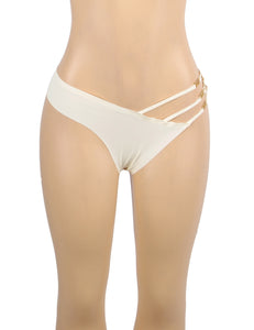 Beige & Gold S/free Panty (10-12) L