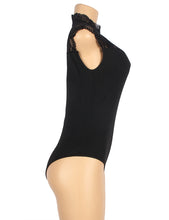 Load image into Gallery viewer, Black Bodysuit W/lace (8-10) M
